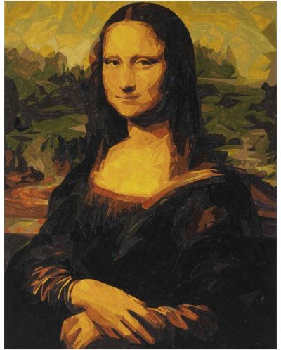 Комплект за рисуване по номера Grafix - Mona Lisa - 1
